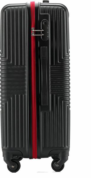 Mala Vertical G 360 em ABS 4 Rodas Preta 113M28 Cruzeiro Imagem de Mala Vertical G 360 em ABS 4 Rodas Preta 113M28 Cruzeiro