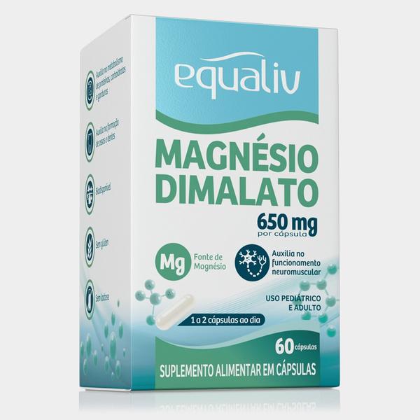 Imagem de Malato de Magnésio de 650mg com 60 Comprimidos-Equaliv