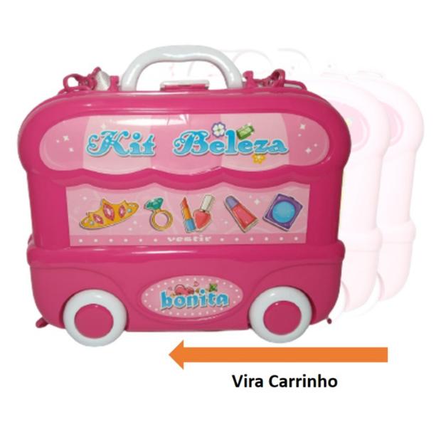 Imagem de Maleta 3 Em 1 Kit Beleza Infantil Menina