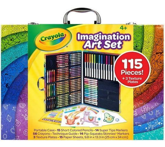 Imagem de Maleta Arte Colorir Crayola Imagination Art Set 115 Peças