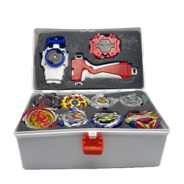 その他 threeA Blind Super Set Maleta beyblade com 12 beyblades+3super lançadores+1grip+adesivos