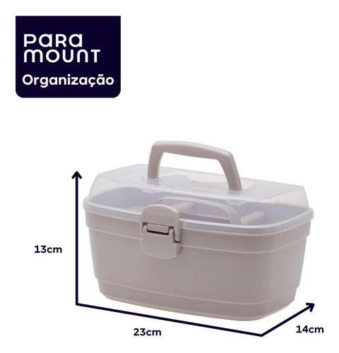 Imagem de Maleta Box Multiuso Paramount Com Divisórias Cinza