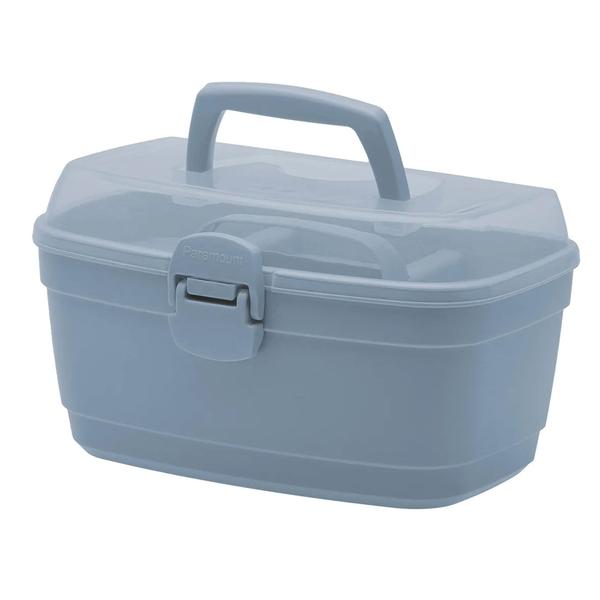 Maleta Box Multiuso Paramount Com Divisórias Cinza - Paramount Plásticos Imagem de Maleta Box Multiuso Paramount Com Divisórias Cinza