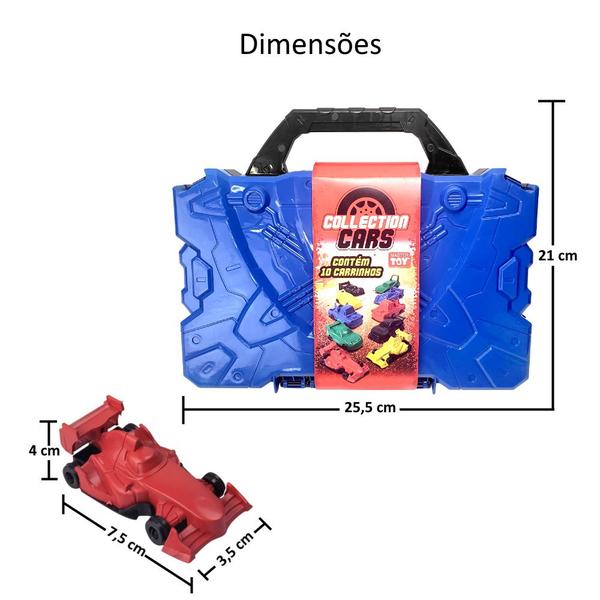 Maleta com 10 Carrinhos Infantil para Montar Toy Master Imagem de Maleta com 10 Carrinhos Infantil para Montar Toy Master