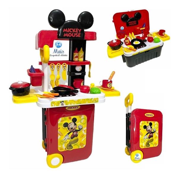 Imagem de Maleta Cozinha Mickey 3 Em 1 Com Acessórios - Multikids