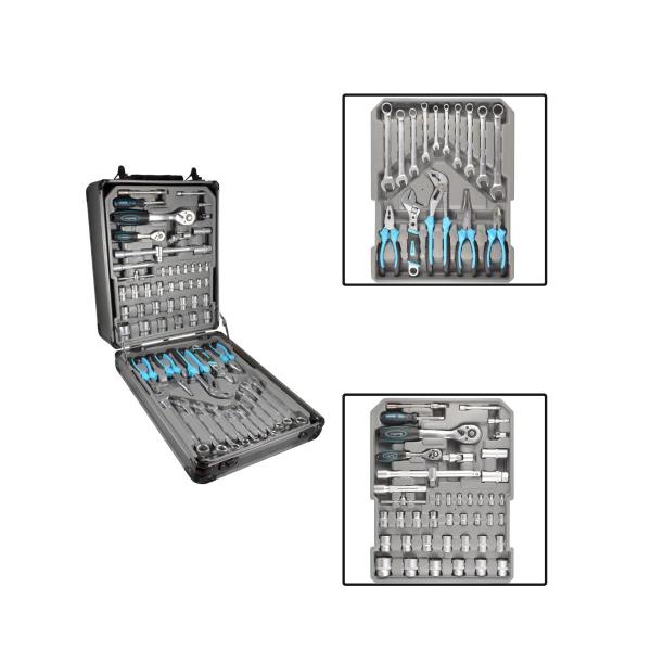 Maleta de Ferramentas Kit Profissional C/ 186 Pçs - Maleta para