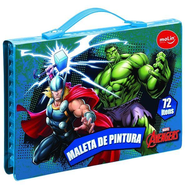 Imagem de Maleta de Pintura Avengers THOR e HULK Molin 22235