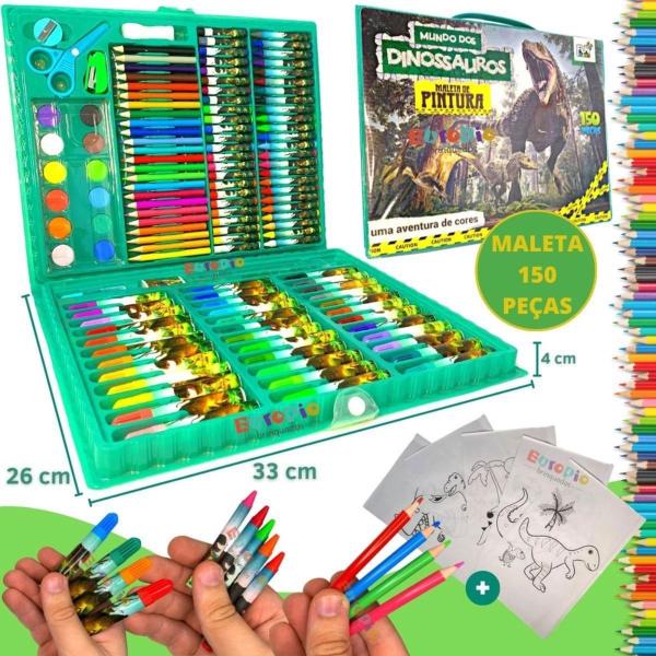 Maleta de Pintura Completa 150 Peças Material Escolar - Fun Game Imagem de Maleta de Pintura Completa 150 Peças Material Escolar