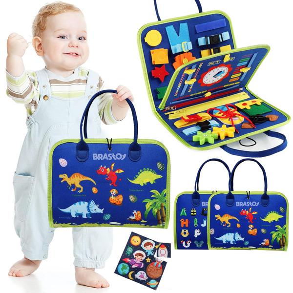 Maleta Educativa Brinquedo Atividades Aprendizados Pedagógica e Diversão para Bebês Crianç...