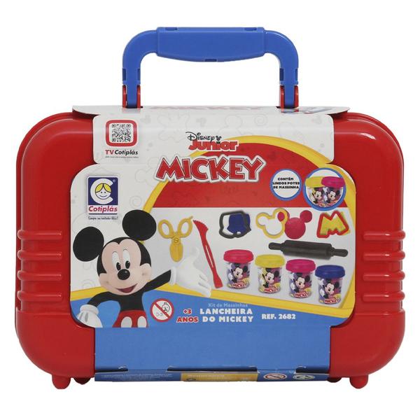 Imagem de Maleta Escolar Mickey + Conjunto Massinhas de Modelar