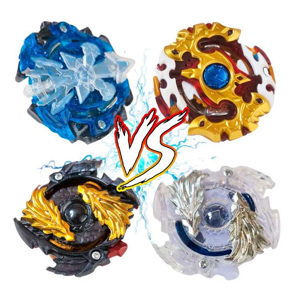 Maleta Kit 8 Beyblade Storm Gyro Completo Lançadores Grip