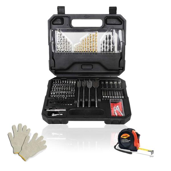 Imagem de Maleta Kit Brocas e Bits p/ Furar E Parafusar 125 Pçs WS9958 Wesco