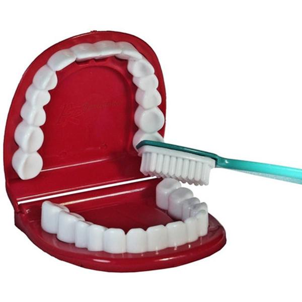 Imagem de Maleta Kit Dentista Infantil Acessórios Dentadura Verde 