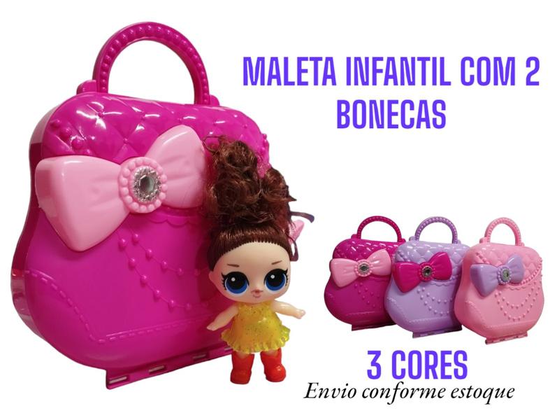 Maleta LOL com Bonecas e Acessórios - Brinquedo Infantil Portátil e Criativo - Envio Nacional Imagem de Maleta LOL com Bonecas e Acessórios - Brinquedo Infantil Portátil e Criativo