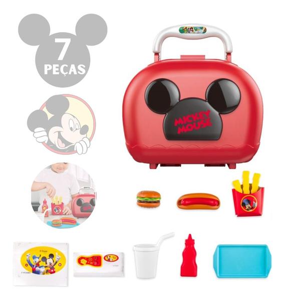 Imagem de Maleta Mickey Hamburgueria Com 7 Acessórios - Multikids