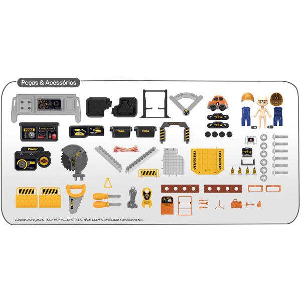 Imagem de Maleta Mochila de Ferramentas Infantil Tools Oficina com Ferramentas e Acessórios Replay Kids 