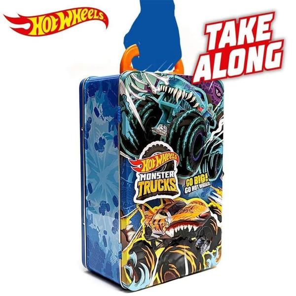 Imagem de Maleta monster truck hot wheels fun