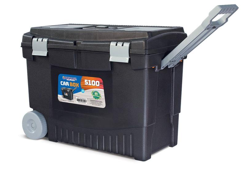 Maleta Organizadora Car Box 5100 de 23" Arqplast Imagem de Maleta Organizadora Car Box 5100 de 23" Arqplast