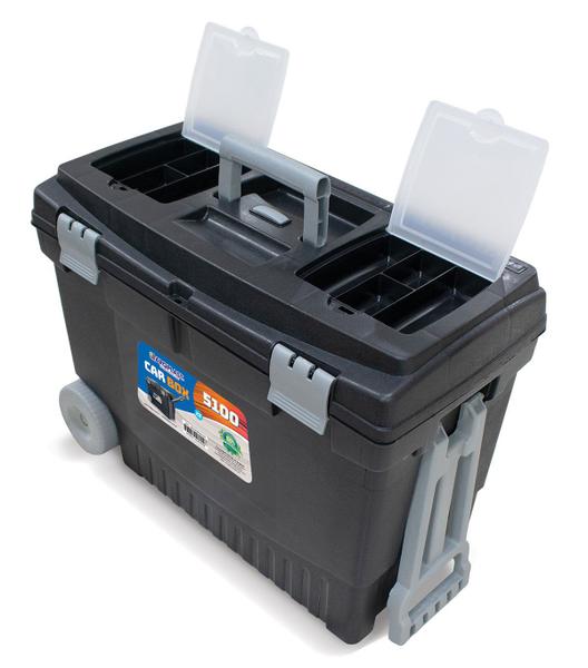 Maleta Organizadora Car Box 5100 de 23" Arqplast Imagem de Maleta Organizadora Car Box 5100 de 23" Arqplast