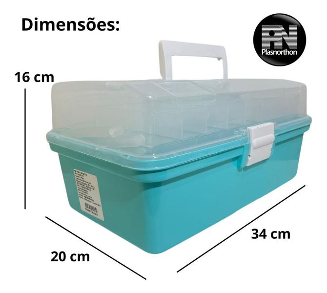 Maleta Organizadora Multiuso Mega Box Odonto Ferramenta Sort