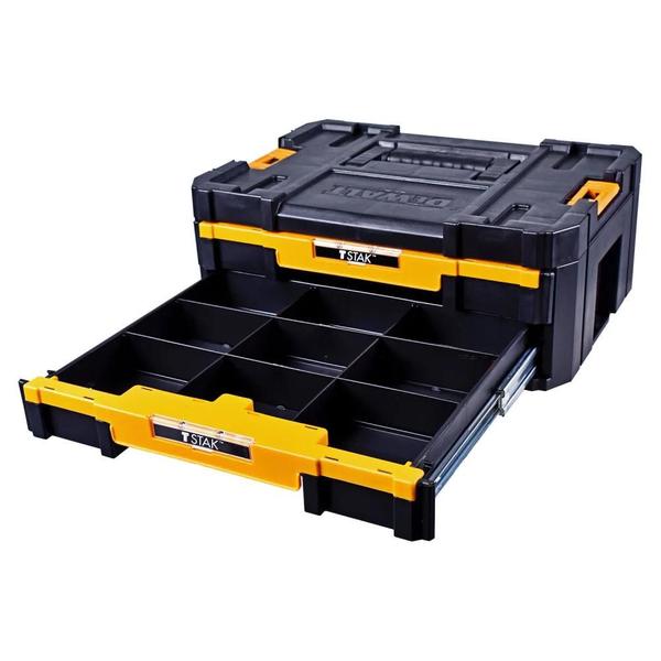 Imagem de Maleta Organizadora TSTAK Nº 4 com Fecho Metálico 16.5" - DeWALT - DWST17804