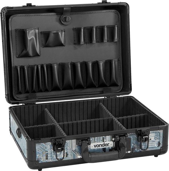 Maleta para ferramentas 455x330x152mm eletrônica mf313 - Vonder Imagem de Maleta para ferramentas 455x330x152mm eletrônica mf313 - Vonder