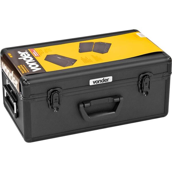 Maleta para ferramentas 475x260x210mm preta mf957 - Vonder Imagem de Maleta para ferramentas 475x260x210mm preta mf957 - Vonder