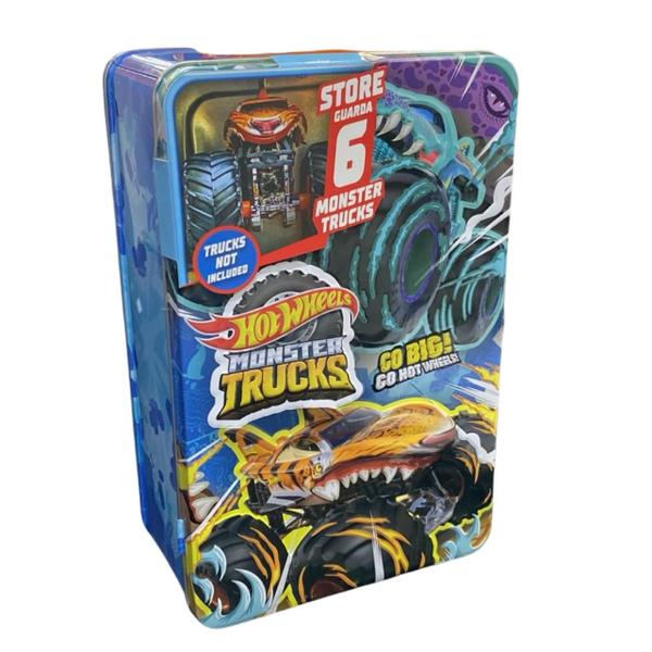 Imagem de Maleta Porta Carrinhos Monster Trucks Hot Wheels Fun