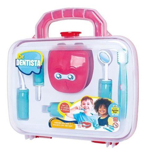 Imagem de Maletinha Dr. Dentista Kit Infantil Brinquedo Samba Toys