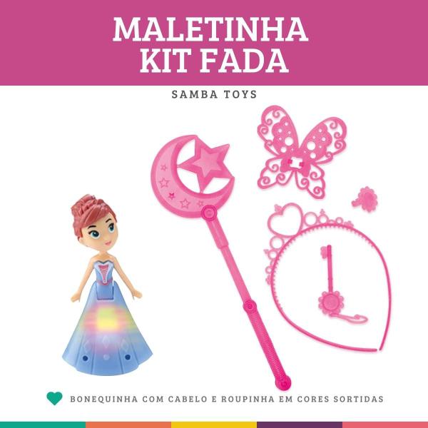 Imagem de Maletinha Kit Fada Boneca Judy com Acessórios Samba Toys