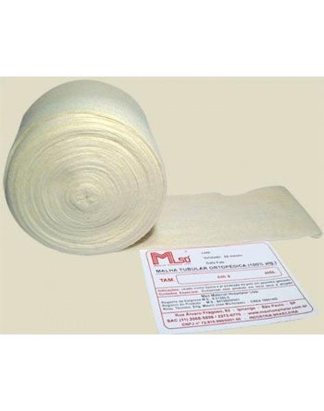 Imagem de Malha Tubular Faixa Rolo Resistente Para Proteção 20cm x 15m MSO