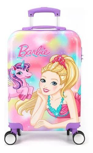 Imagem de Malinha Escolar Mala De Bordo Infantil Princesa Barbie 360