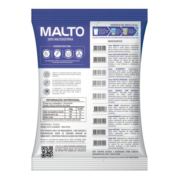 Imagem de Malto Dextrina 1kg Sabores - Dna