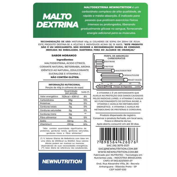 Imagem de Maltodextrina 1kg New Nutrition