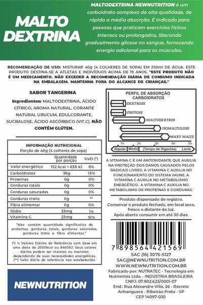 Imagem de Maltodextrina Tangerina 1Kg NewNutrition