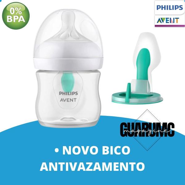 Imagem de Mamadeira 125ml pétala 3.0  AIR FREE Philips Avent com bico n2 SCY670/01