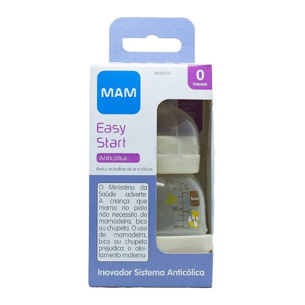 Imagem de Mamadeira 130ml Easy Start Bico 0m+ Neutro  MAM