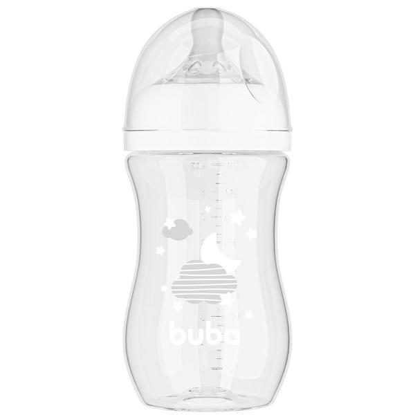 Imagem de Mamadeira 270ml para Bebês 2 meses ou mais com Bico Silicone Vedação Segura Ergonômica Buba