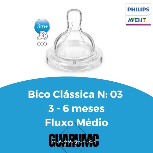 Imagem de Mamadeira 330ml Classica Philips Avent - SCF816/17 - Transparente