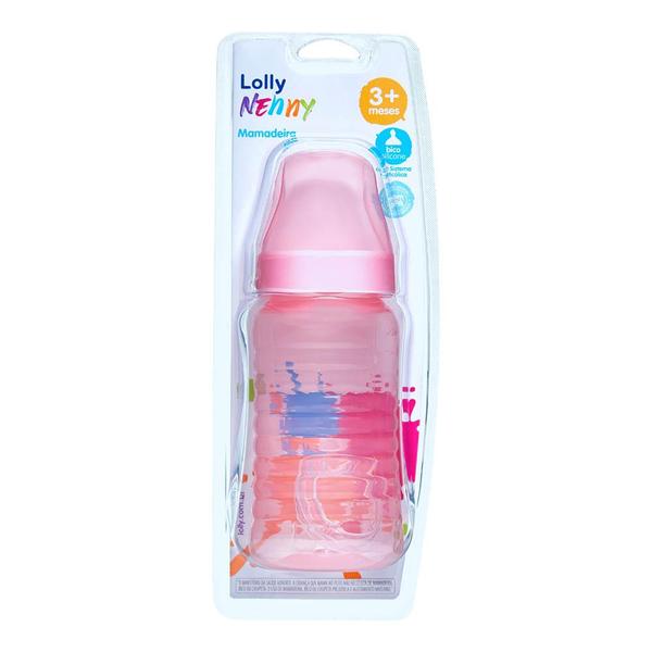 Imagem de Mamadeira - 340ml - Big Clean - Rosa - Lolly Nenny