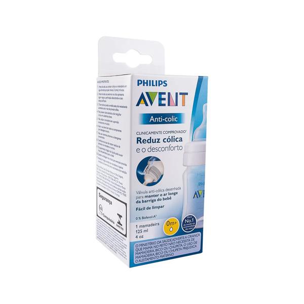 Imagem de Mamadeira Anti-colic 125ml Transparente Avent SCF810/17