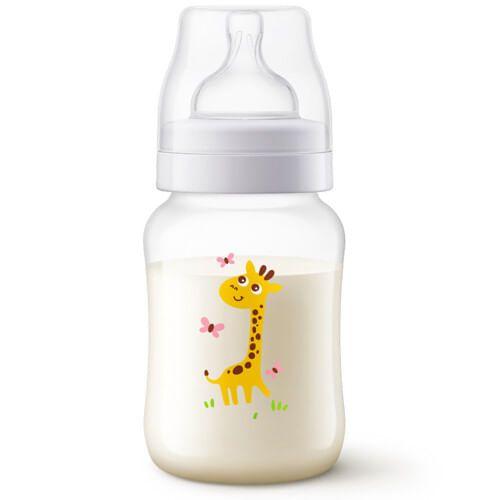 Imagem de Mamadeira  anti colic - girafa - 260ml  scy121/04 - avent 