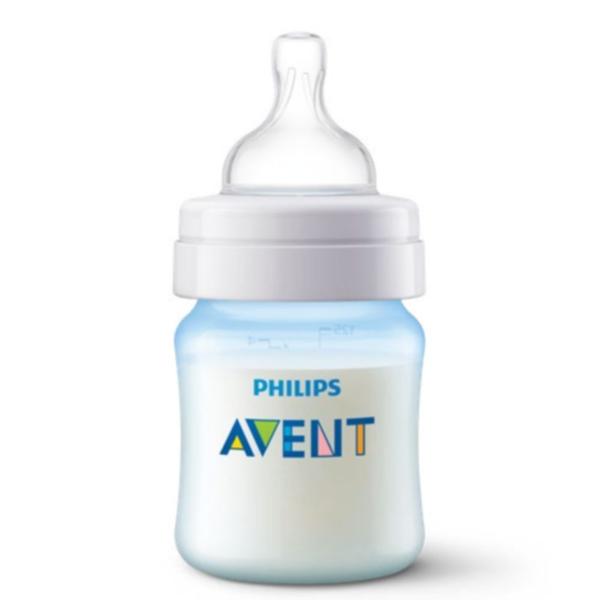Mamadeira Anti-Cólica 125ml Azul - Philips Avent Imagem de Mamadeira Anti-Cólica 125ml Azul - Philips Avent