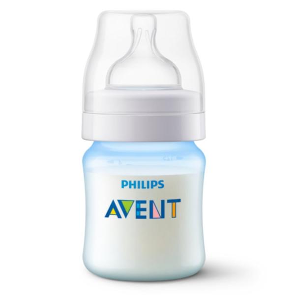 Mamadeira Anti-Cólica 125ml Azul - Philips Avent Imagem de Mamadeira Anti-Cólica 125ml Azul - Philips Avent