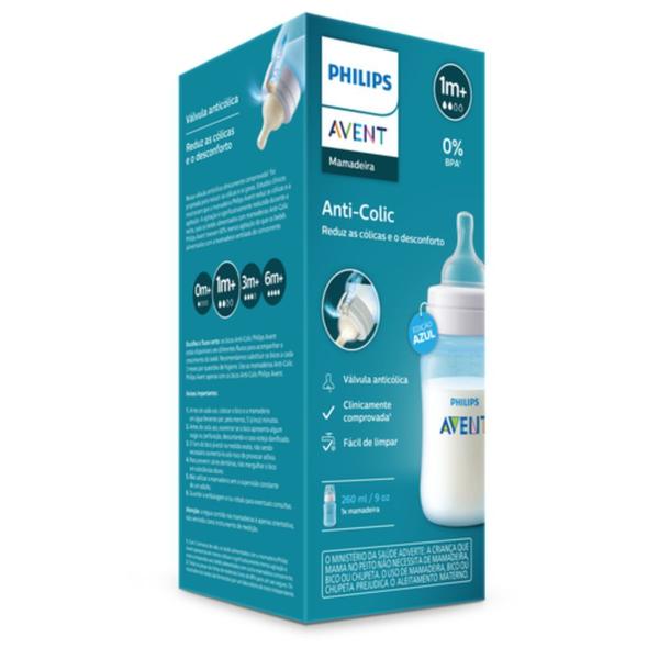 Imagem de Mamadeira Anti-Cólica 260ml Azul - Philips Avent