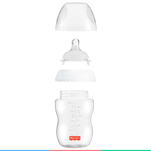 Imagem de Mamadeira Anticólica Livre de BPA 270ml Para Bebes +2 meses First Moments Fisher Price