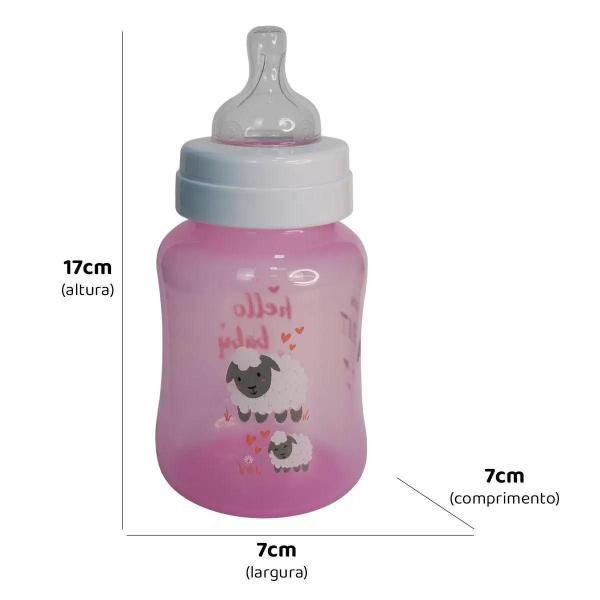 Imagem de Mamadeira Anticólica Ovelha Rosa 260ml Avent SCY121/05