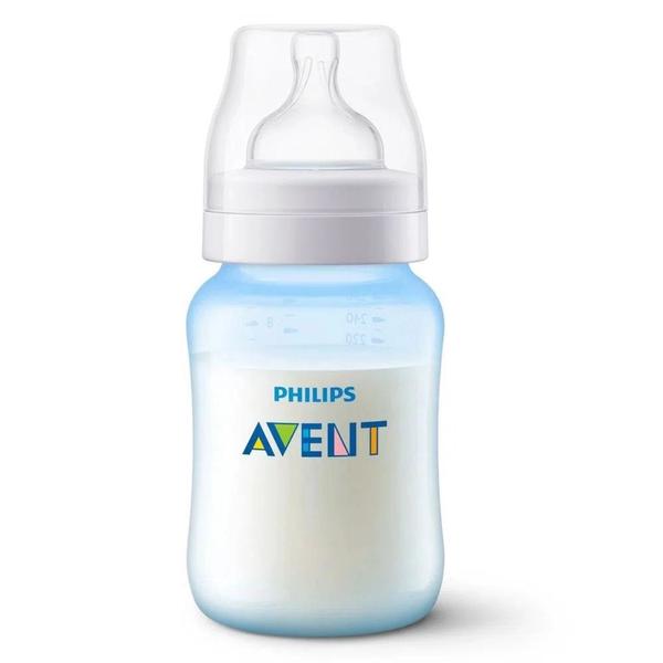 Imagem de Mamadeira Avent Clássica Mamadeira Avent Clássica Menino Azul 260ml 1+ Menino Azul 260ml