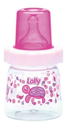 Imagem de Mamadeira Baby Big Oceano Bico Redondo 150ml Rosa Lolly