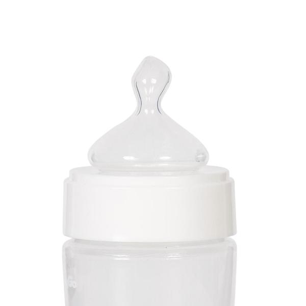 Imagem de Mamadeira BabyGo 270ml Colors Love Bico Ortodôntico Silicone +6 Meses